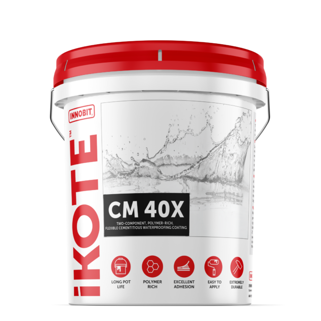 iKote CM 40X -Two-component Polymer-rich Flexible Cementitious Waterproofing Coating