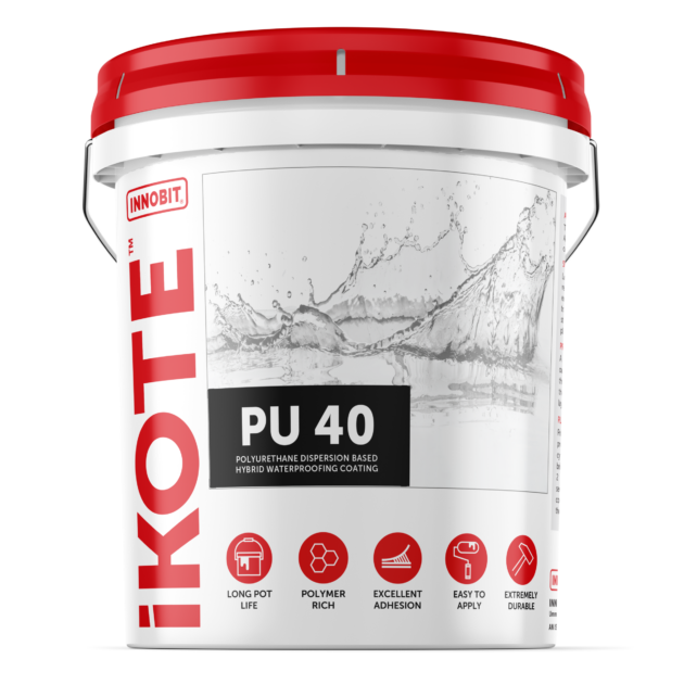 iKote PU40 - Polyurethane Dispersion-based Hybrid Waterproofing Coating